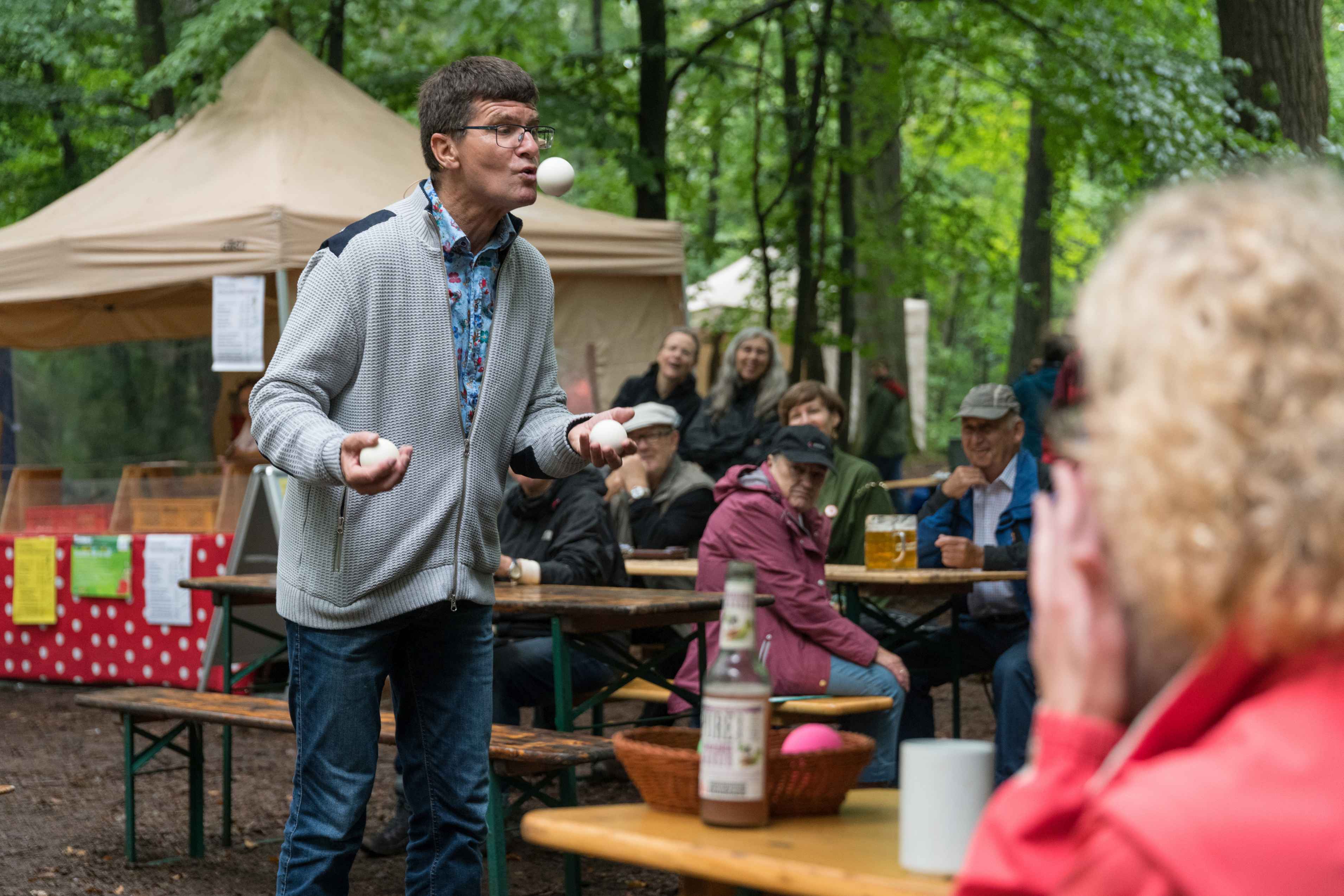 Mäc Härder am Reichswaldfest Foto Toni Mader