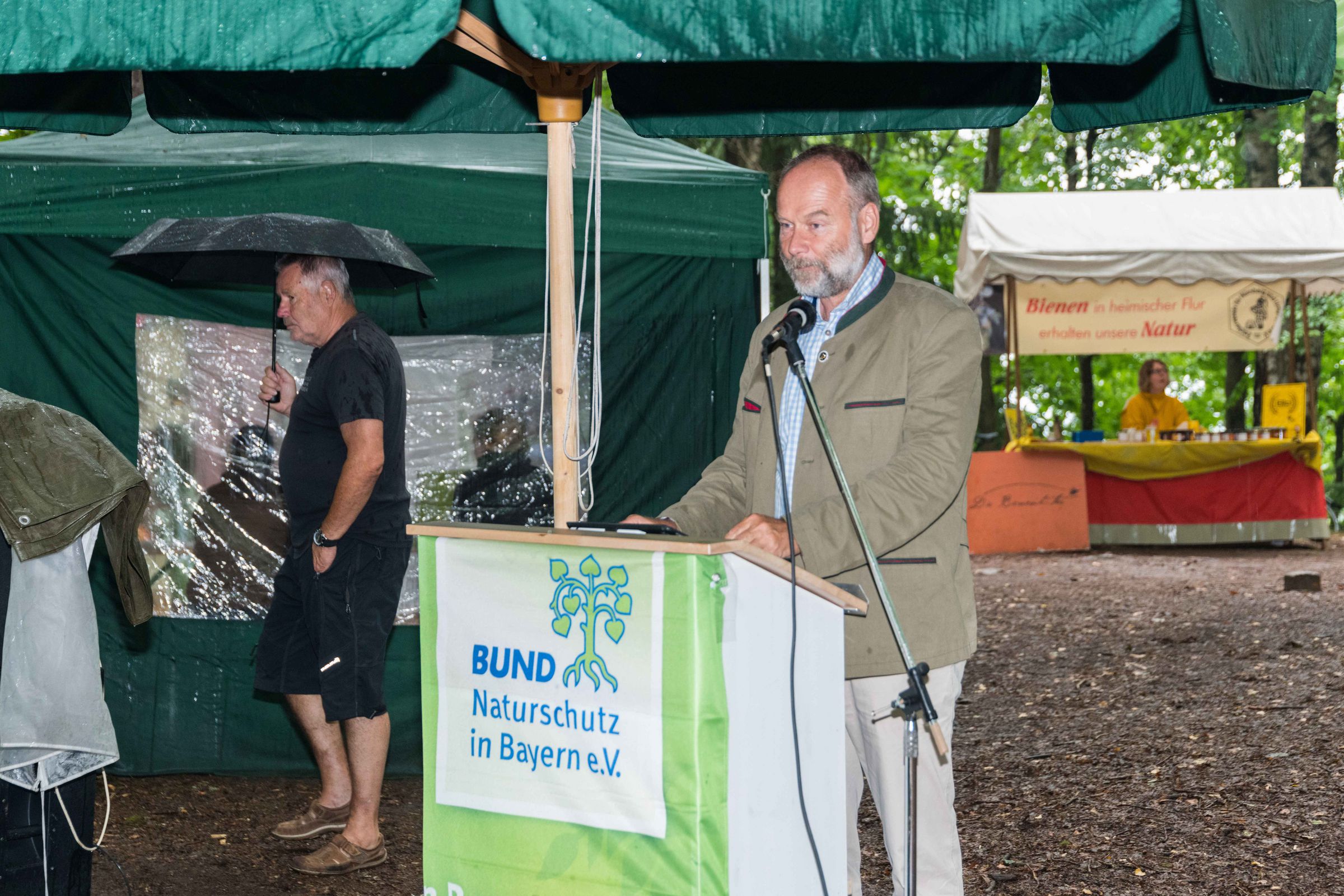 Walter Haefeker beim Reichswaldfest 2018 - Foto: Toni Mader