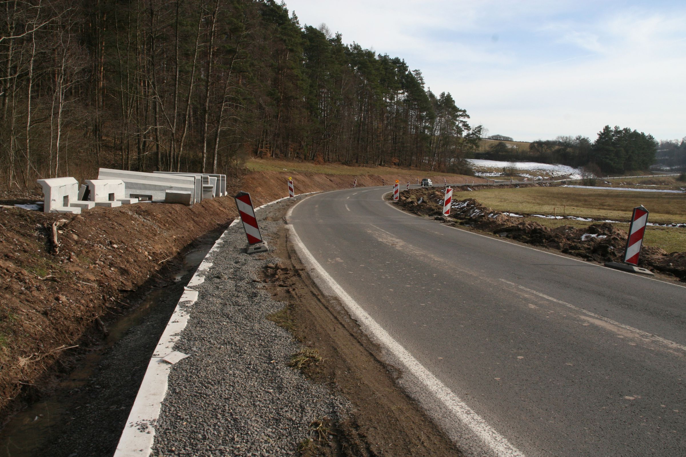 Bau einer Amphibienschutzanlage (Foto: BN-Archiv)