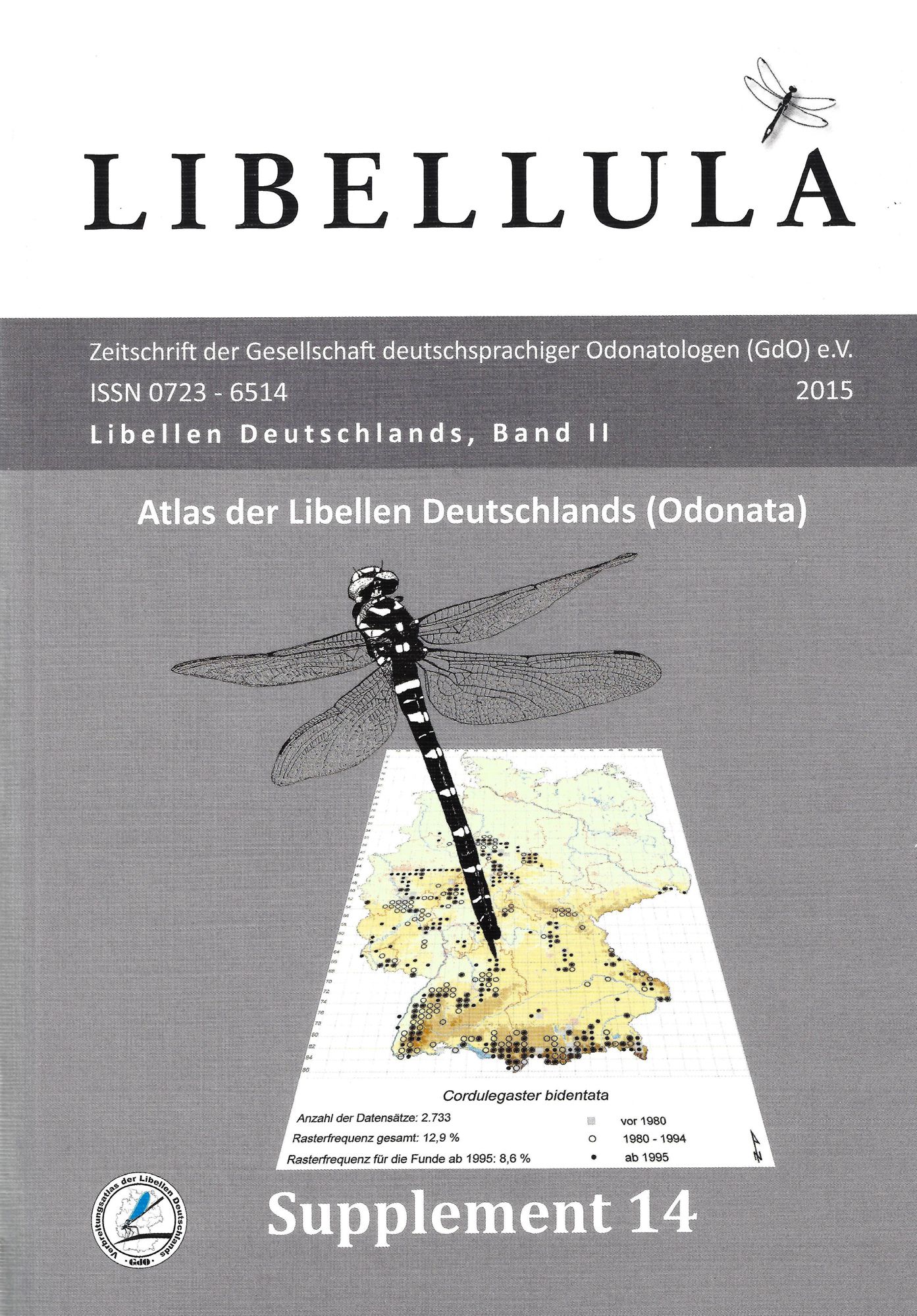 Cover Atlas der Libellen Deutschlands (Odonata).