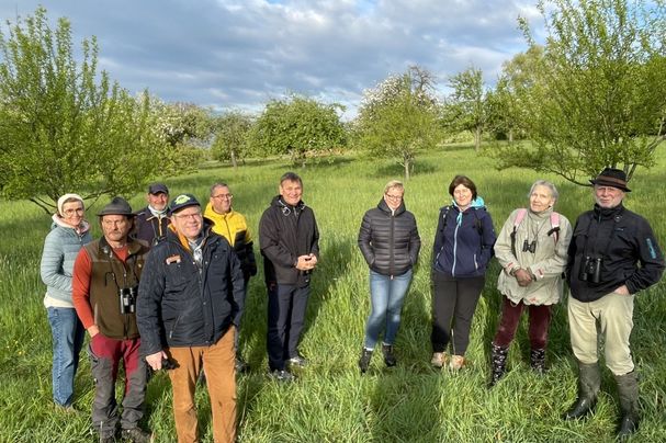 Teilnehmer Vogelexkursion Reuther Hut