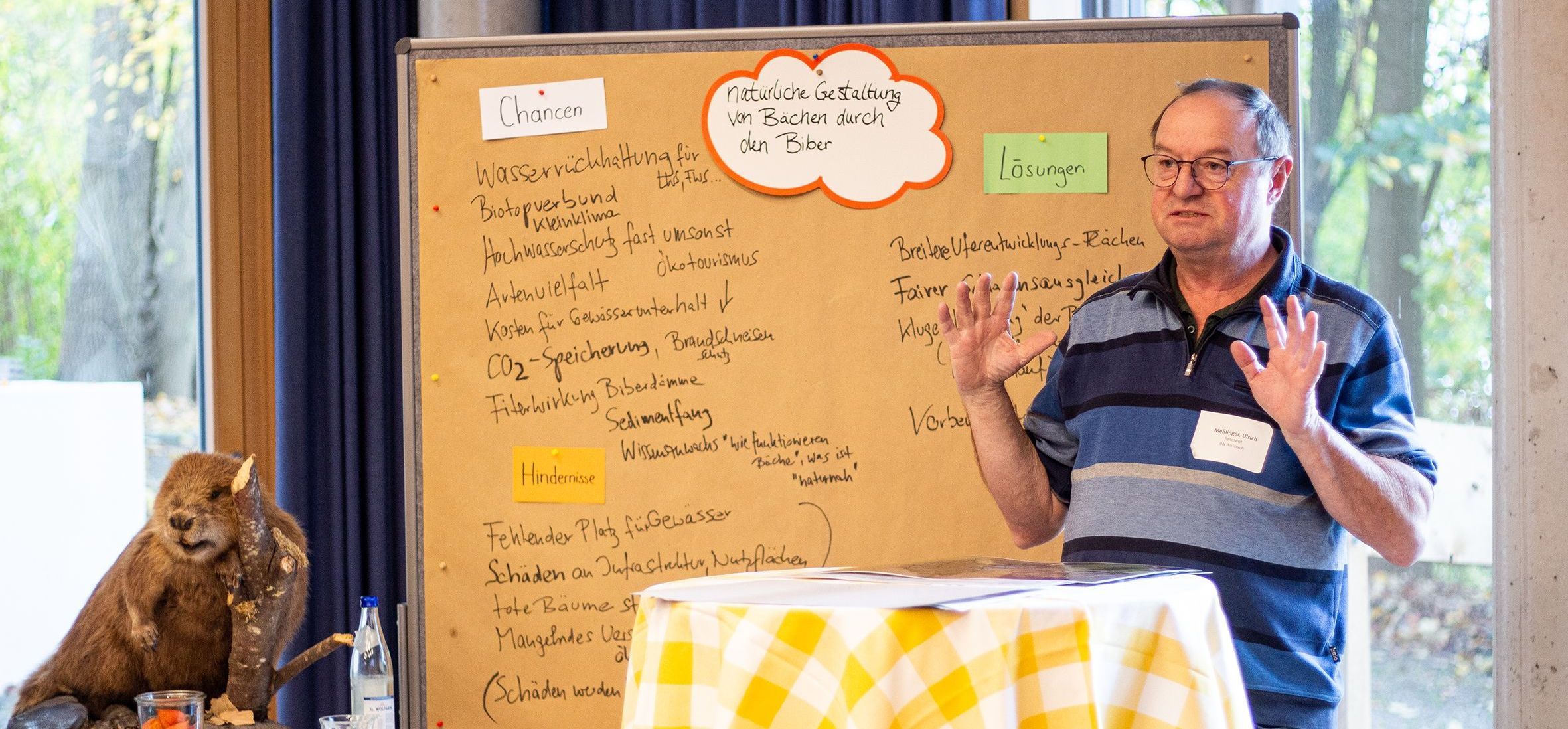 Ulrich Meßlinger bei den Wartaweiler Gesprächen 2025 (Foto: Hannah Meinberg)