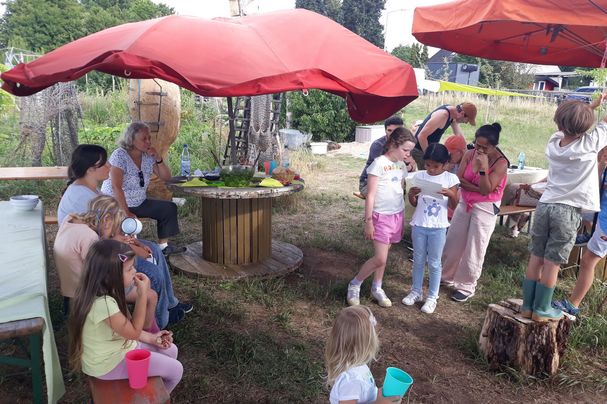 Sommerfest auf dem Kinderacker in Gebersdorf