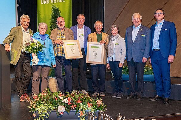 Geehrte auf der Delegiertenversammlung, Foto H. Inkoferer Foto: H. Inkhofer