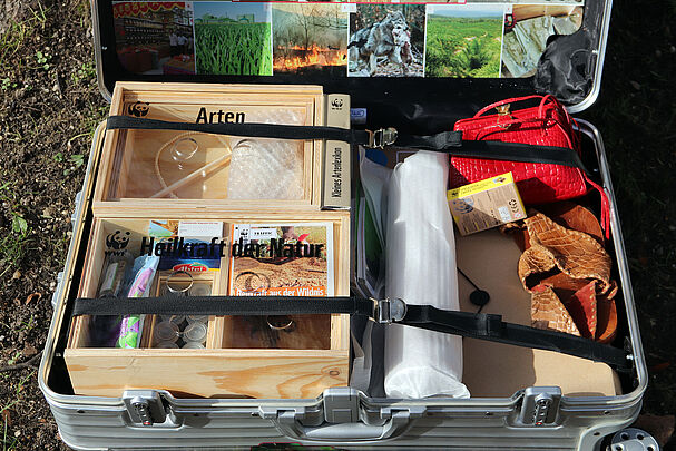 Bildungsmaterial Artenschutzkoffer (Foto: Sonja Kreil)