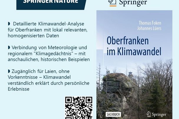 Sachbuch 2025 Foken&Lüers Oberfranken im Klimawandel Springer-Verlag