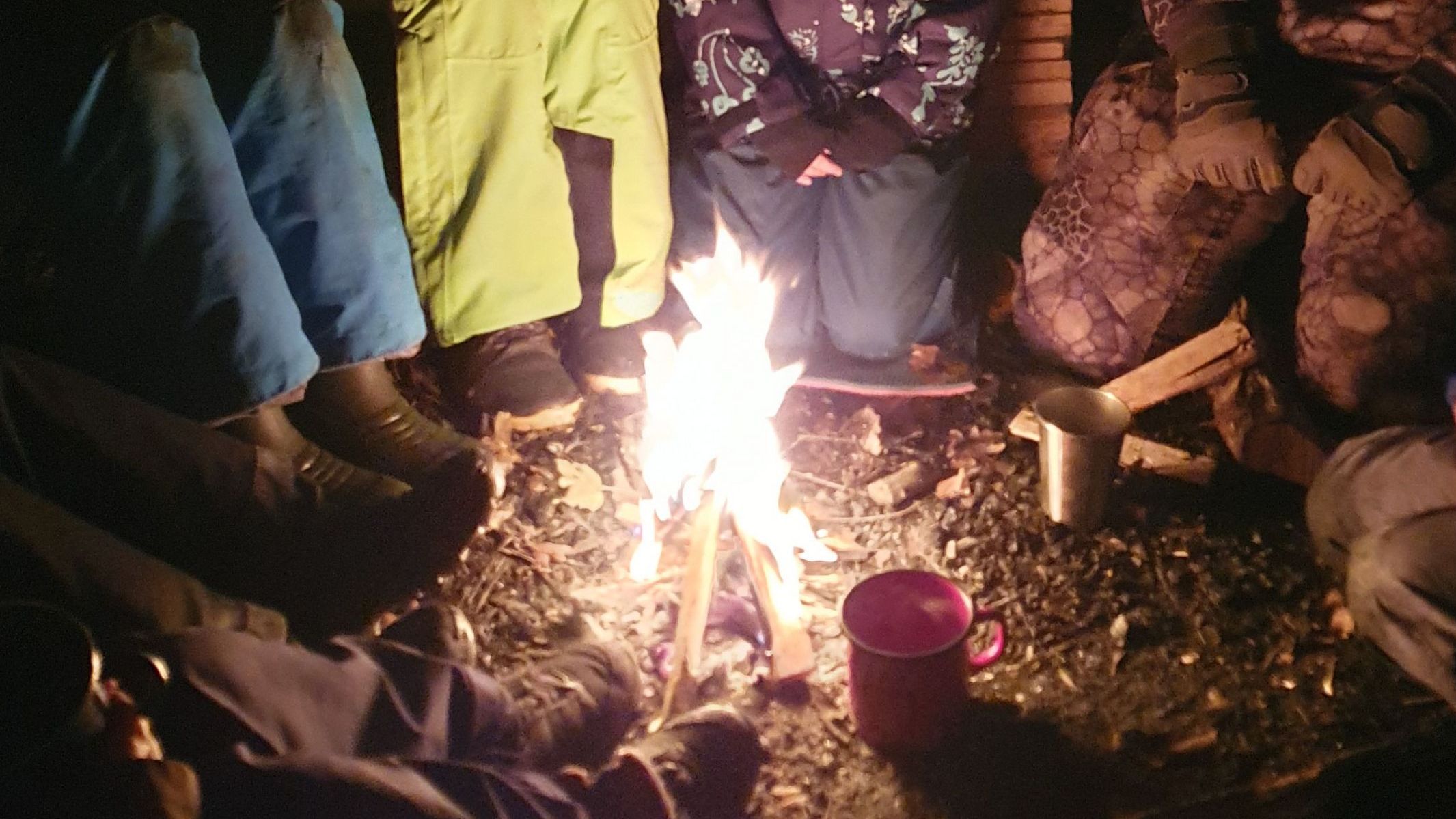 Kinder am Lagerfeuer (Bild: Stefanie Pockrand Gauderer)