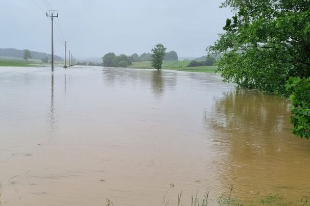 Hochwasser Juni 2024, Foto Thomas Hefele